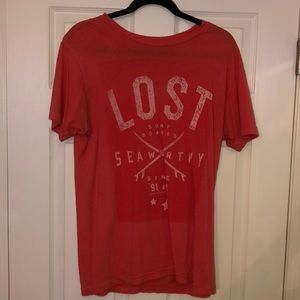 Lost Men’s Red T-Shirt